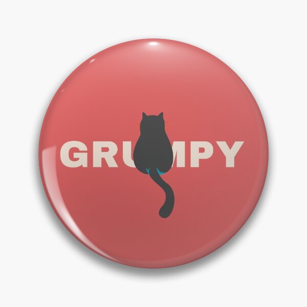 Item preview, Humorous "Grumpy" with backside of cat designed and sold by AyeAyeBeans.
