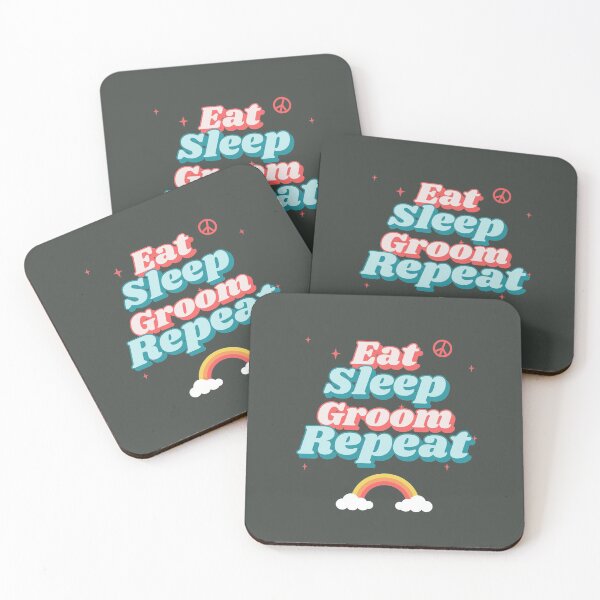 Item preview, Dog Grooming Eat Sleep Groom Repeat designed and sold by ashburylee.