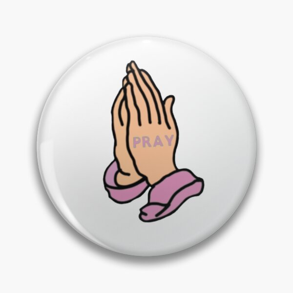 Item preview, Pink Prayer Hands designed and sold by stickers4stl21.