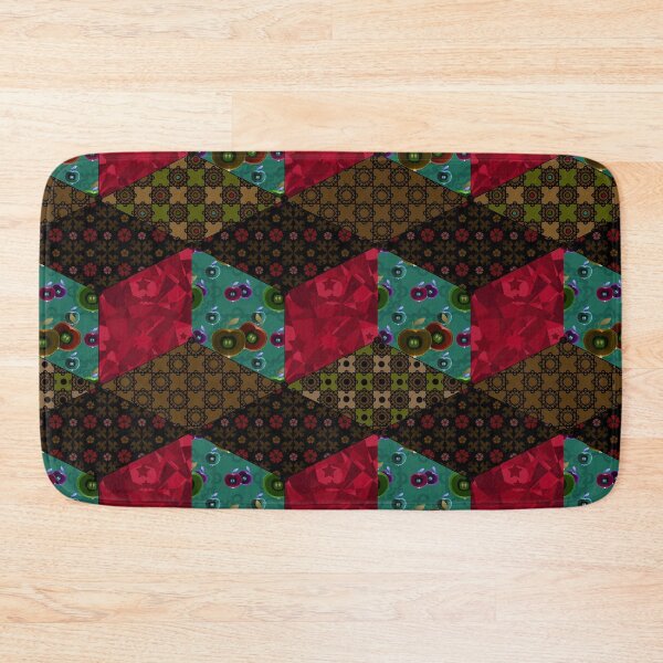 Item preview, patchwork, handicraft, patchwork, colorful patchwork, folk, rustic designed and sold by fuzzyfox.