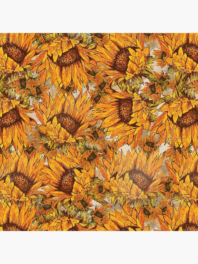 Thumbnail 4 of 4, Pillow, Sunflower Cascade designed and sold by artbydelfineart.