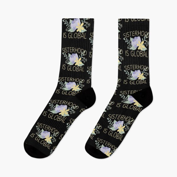 Artikelvorschau, Schwesternschaft ist ein globales lila Blumen-Schwarz-Weiß-Design entworfen und verkauft von SweetAndSpice.