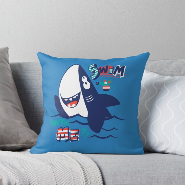 Aperçu de l'œuvre Requin et souris de dessin animé mignon créée et vendue par della95.