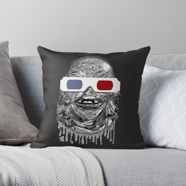 Créature du lagon noir Coussin