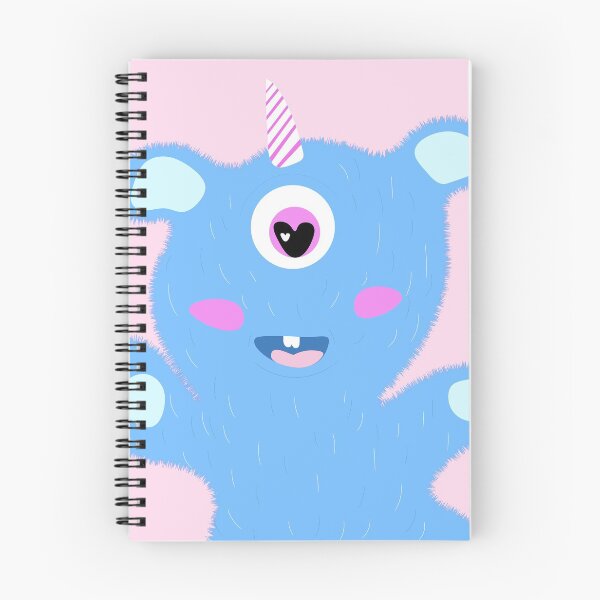 Item preview, Cute blue monster  designed and sold by Gabrielle Freitas.