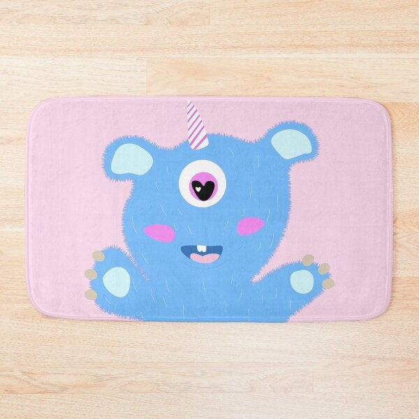 Item preview, Cute blue monster  designed and sold by Gabrielle Freitas.