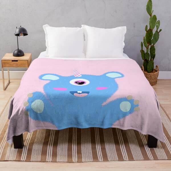 Item preview, Cute blue monster  designed and sold by Gabrielle Freitas.