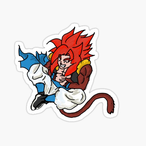 Vegito Blue Evolution & Gogeta 4 Limit Breaker Sticker for Sale