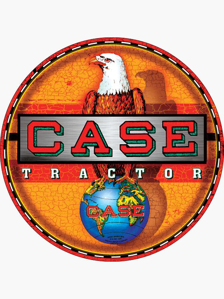 "Case Tractor Shirt" Sticker for Sale by mlemmlem22 Redbubble