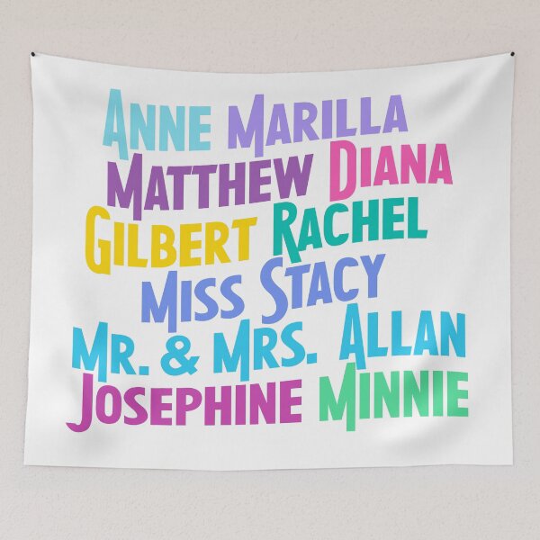 Item preview, Anne of Green Gables Characters designed and sold by rissidesigns.
