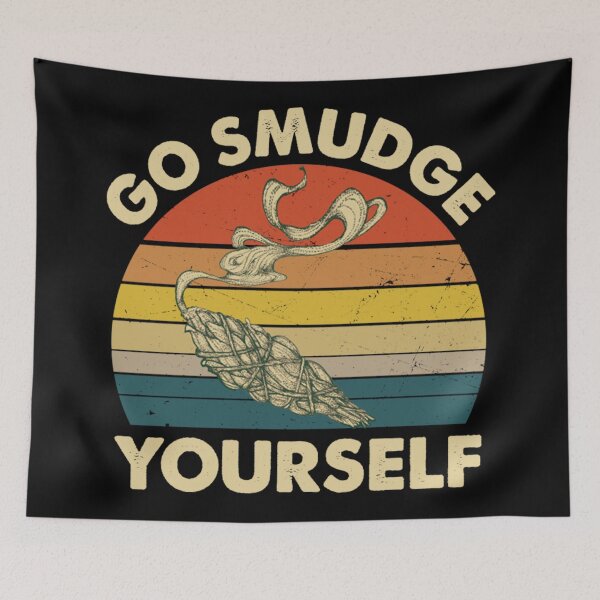 Item preview, Go Smudge Yourself Vintage Retro Shirt designed and sold by mlemmlem22.