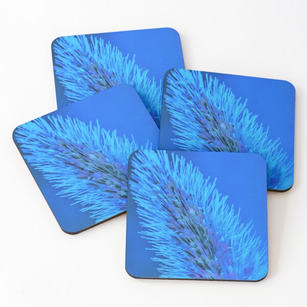 Item preview, Neon blue pop art flower designed and sold by hoober24.