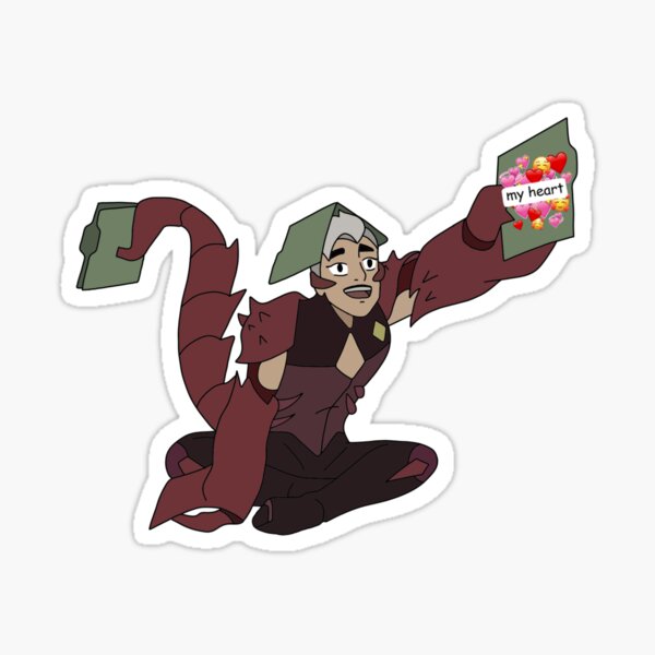 Scorpia Reaction Image Sticker