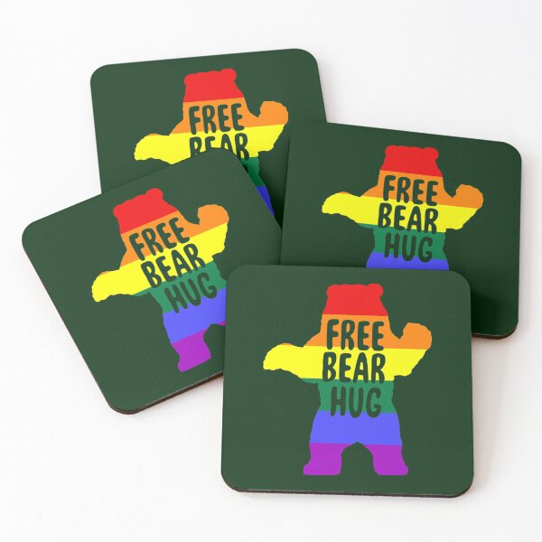 Item preview, Free Bear Hug LGBT Pride Month Gifts designed and sold by OwenKennedy.