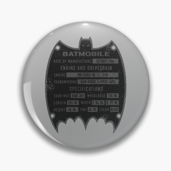 Item preview, Bat-Car black designed and sold by 13thFloorDesign.