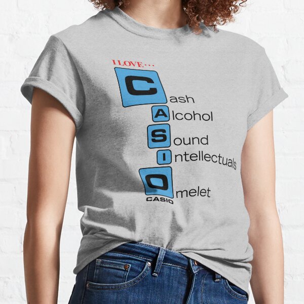 EFECTIVO - ALCOHOL - SONIDO - INTELECTUALES - OMELET Camiseta clásica