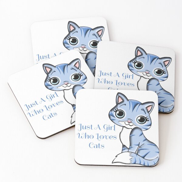 Item preview, Just a Girl Who Loves Cats designed and sold by j9gothbe.