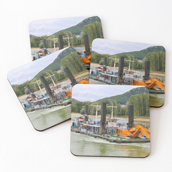 Item preview, Backhoe dredge, Danube River,Austria designed and sold by FranWest.