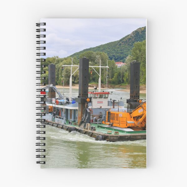 Item preview, Backhoe dredge, Danube River,Austria designed and sold by FranWest.