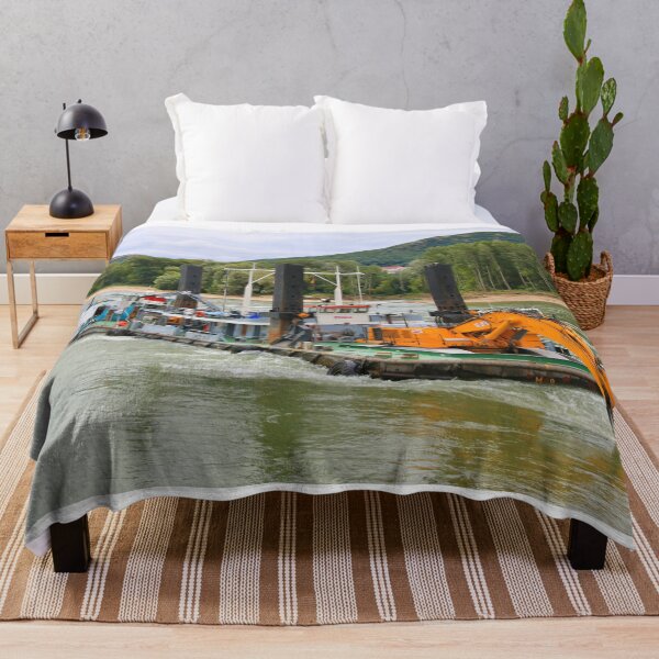 Item preview, Backhoe dredge, Danube River,Austria designed and sold by FranWest.