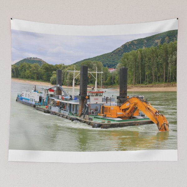 Item preview, Backhoe dredge, Danube River,Austria designed and sold by FranWest.