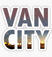VanCity image within text Sticker