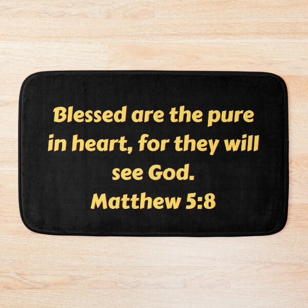 Item preview, Bible Verse Matthew 5:8 designed and sold by Prayingwarrior.