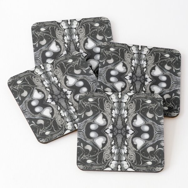 Item preview, Outer Space 3 Abstract Suminagashi Print designed and sold by Akvauter.