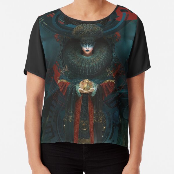 Into the Unknown Chiffon Top