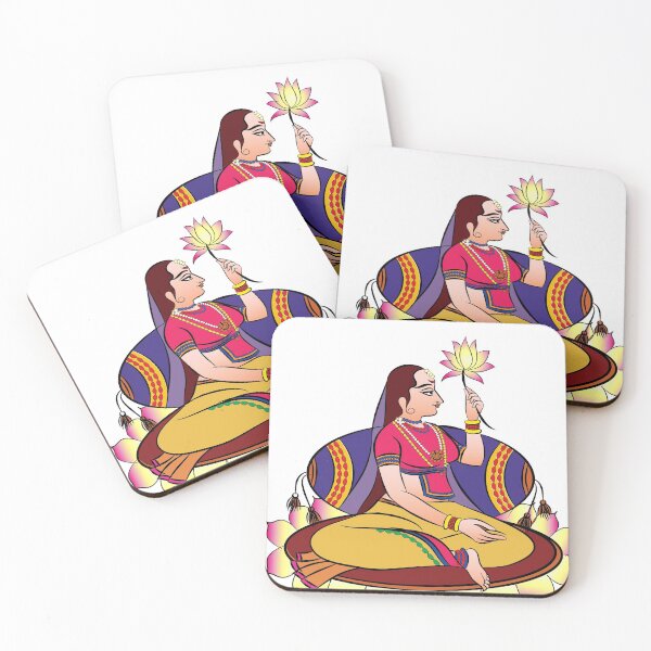Item preview, Lord's Gopika, Sevika, or lady servants in Indian mythology designed and sold by Gurunath Bhadekar.