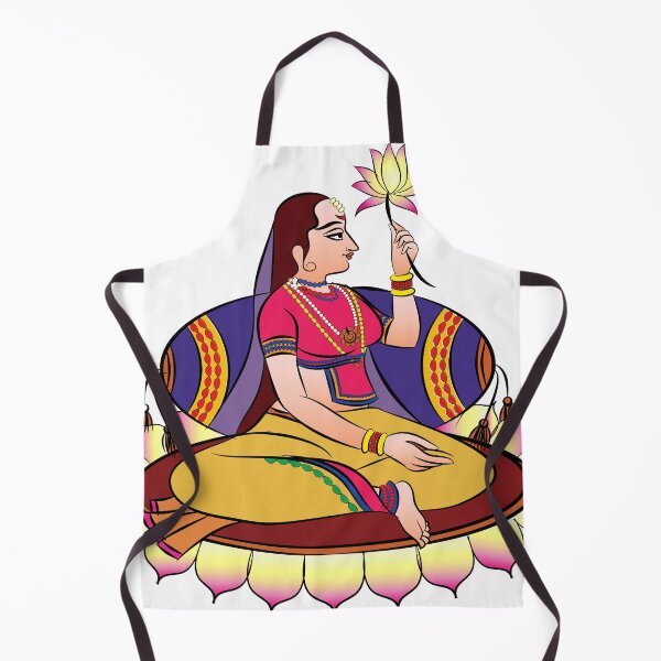 Item preview, Lord's Gopika, Sevika, or lady servants in Indian mythology designed and sold by Gurunath Bhadekar.