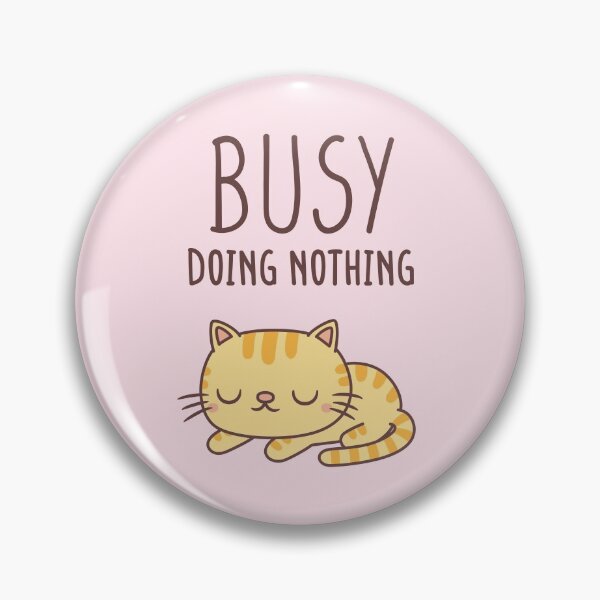 Aperçu de l'œuvre Chat tigré orange mignon occupé à ne rien faire créée et vendue par rustydoodle.