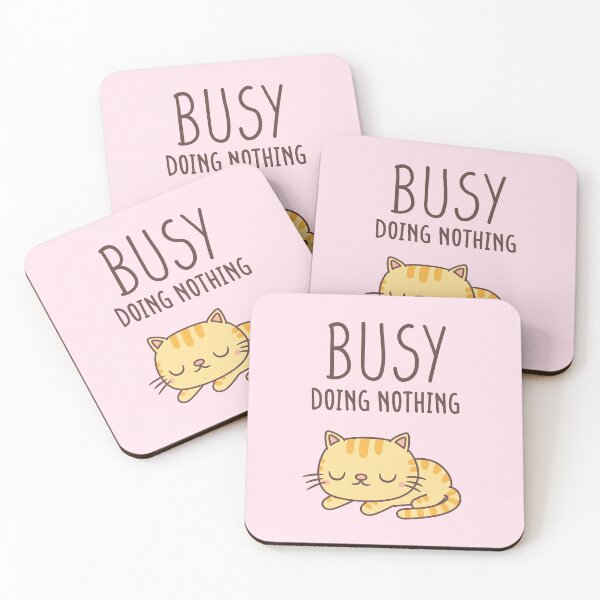 Item preview, Cute Orange Tabby Cat Busy Doing Nothing designed and sold by rustydoodle.