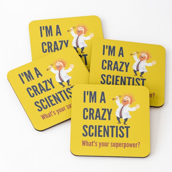 Item preview, I am a Crazy Scientist. What's your superpower? designed and sold by AndArte.