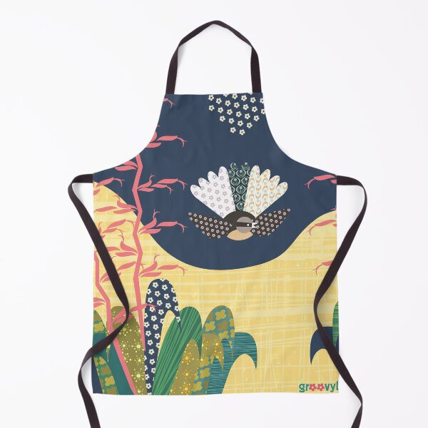 Item preview, New Zealand - Fantail and Flax (Groovyland) designed and sold by contourcreative.