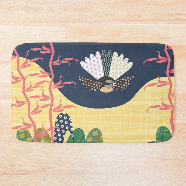 Item preview, New Zealand - Fantail and Flax (Groovyland) designed and sold by contourcreative.