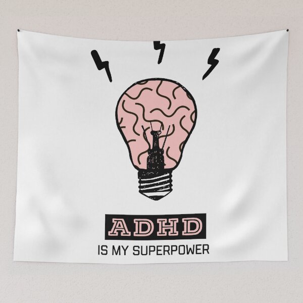 Item preview, Adhd is my superpower brain  designed and sold by Fatamimosh.