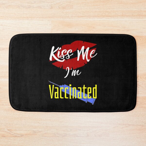 Item preview, Kiss Me I'm Vaccinated Funny COVID Vaccination designed and sold by Primal Frog.