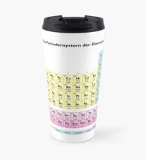 Das Periodensystem der Elemente - German Periodic Table Travel Mug