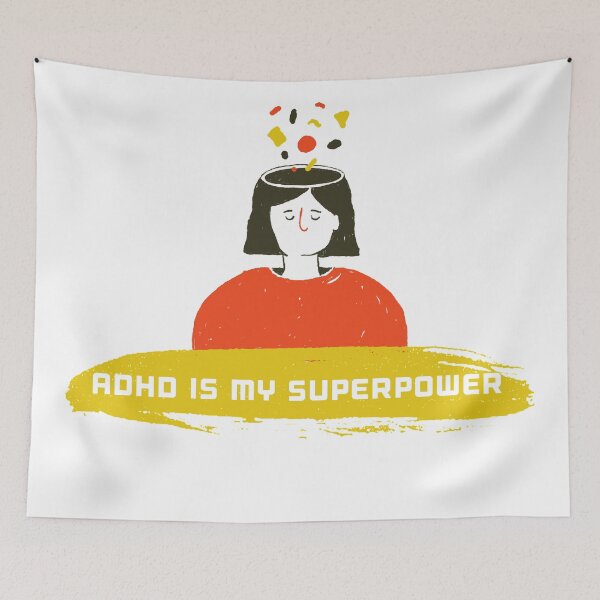Item preview, Adhd is my superpower designed and sold by Fatamimosh.
