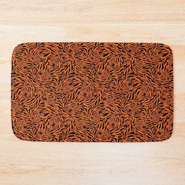 Item preview, Orange Tiger Stripes with Tiger Heads  designed and sold by solrevolver.