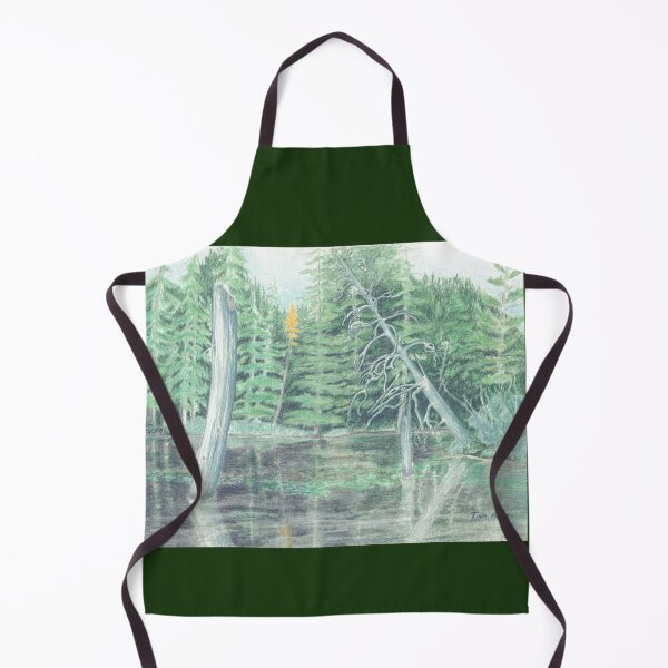 Item preview, Oregon Coastal Swamp Land Colored Pencil designed and sold by Tinasrealm.