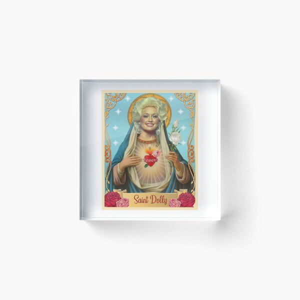 saint dolly parton Acrylic Block