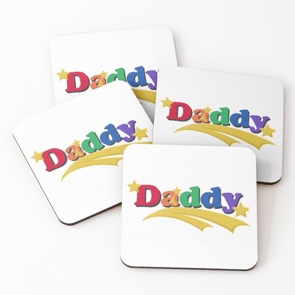 Item preview, Daddy - Rainbow and Stars designed and sold by The White Bat.
