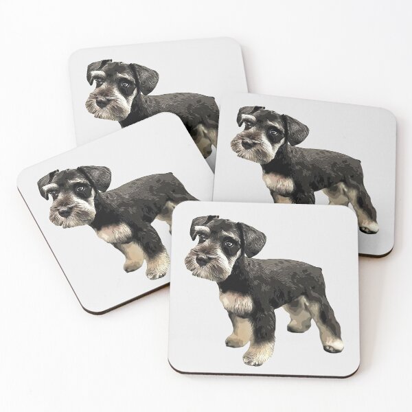 Item preview, Miniature Schnauzer Mini Cute Puppy Dog designed and sold by Elarex.