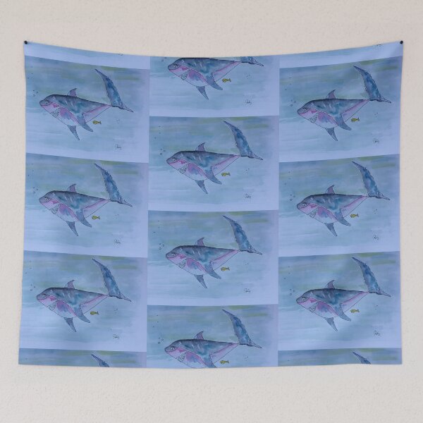Item preview, Bucket List or Bust Shark (Original) designed and sold by Phyllis   Small.