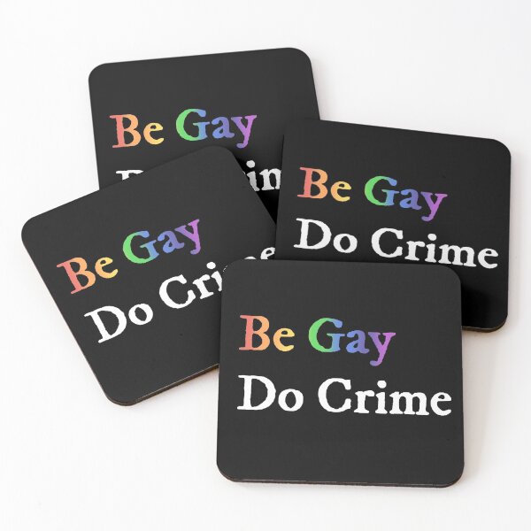 Item preview,  Be Gay Do Crime designed and sold by tinyteacups.