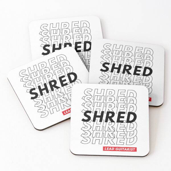 Item preview, Shred Lead Guitarist Repeated Text Light Theme designed and sold by nightsworthy.