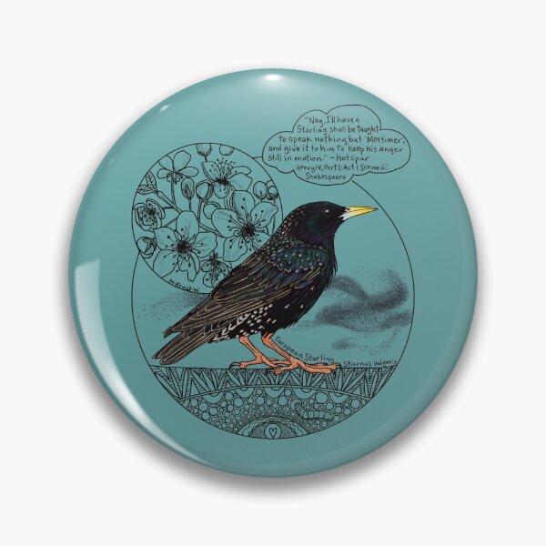 Item preview, Shakespeare's Starling, Doodle designed and sold by mernstw.