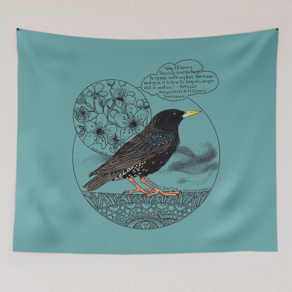Item preview, Shakespeare's Starling, Doodle designed and sold by mernstw.